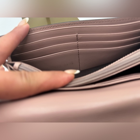 Gucci Pink Embossed Leather Long Wallet In Pristine Condition Rose Pink - Picture 7 of 16